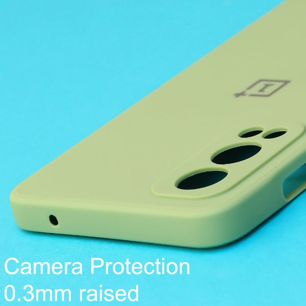 Light Green Candy Silicone Case for Oneplus Nord 2 - The Hatke
