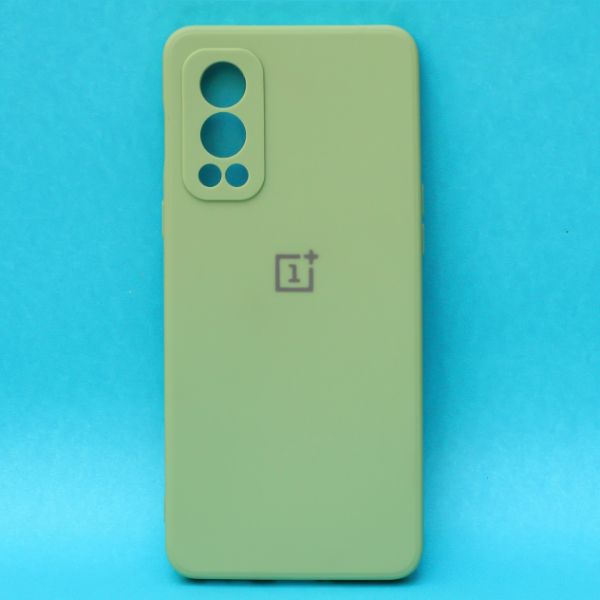Light Green Candy Silicone Case for Oneplus Nord 2 - The Hatke