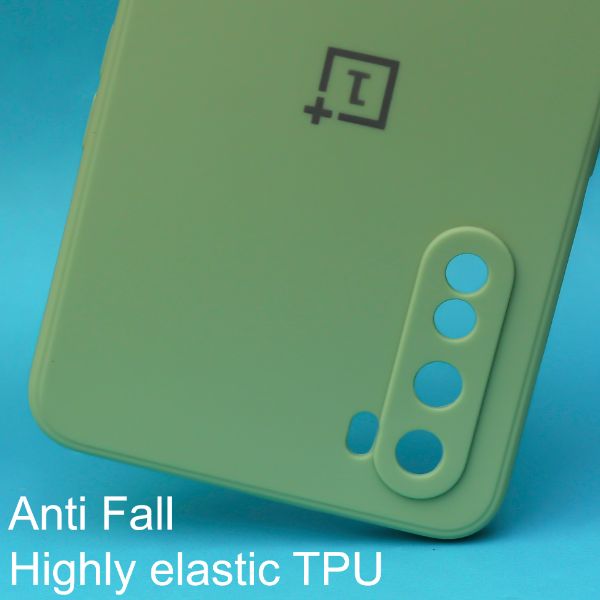 Light Green Candy Silicone Case for Oneplus Nord - The Hatke