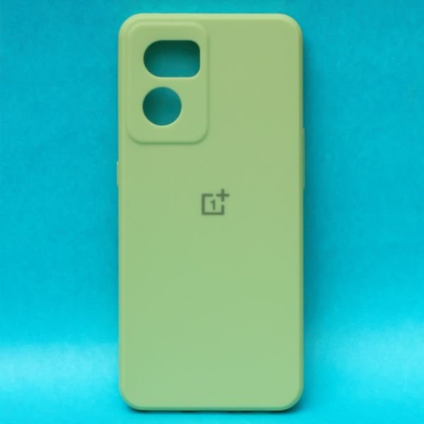Light Green Candy Silicone Case for Oneplus Nord CE 2 - The Hatke