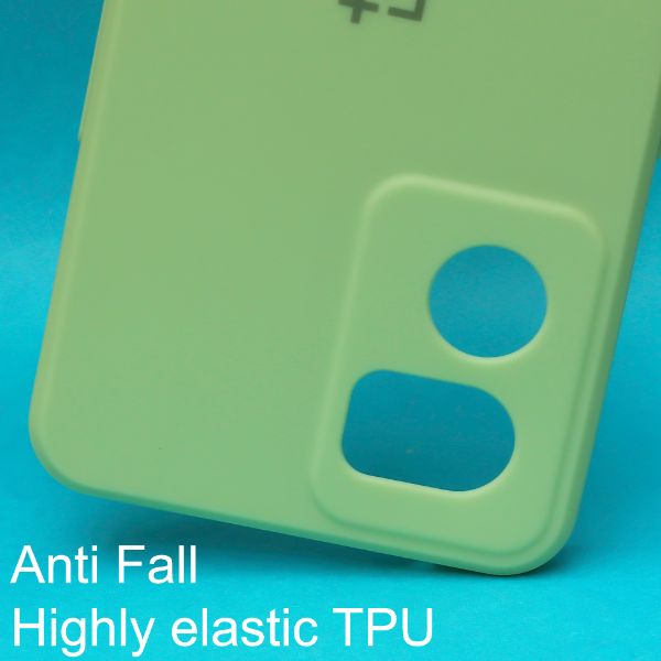 Light Green Candy Silicone Case for Oneplus Nord CE 2 - The Hatke