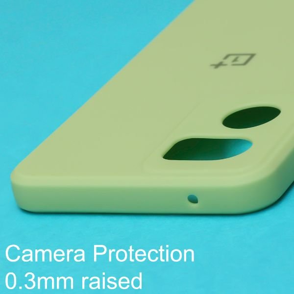 Light Green Candy Silicone Case for Oneplus Nord CE 2 - The Hatke