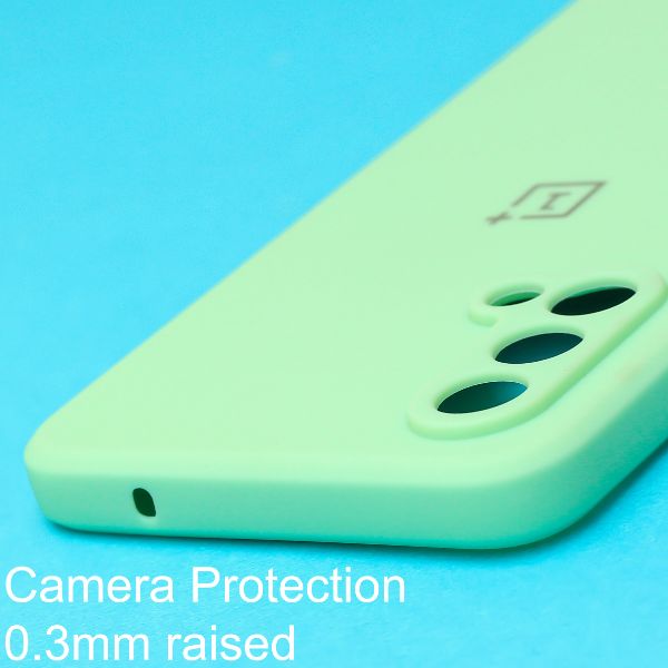 Light Green Candy Silicone Case for Oneplus Nord CE - The Hatke