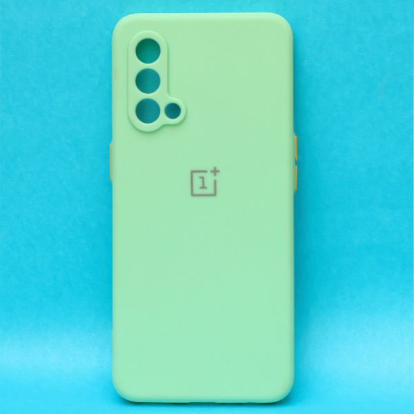 Light Green Candy Silicone Case for Oneplus Nord CE - The Hatke