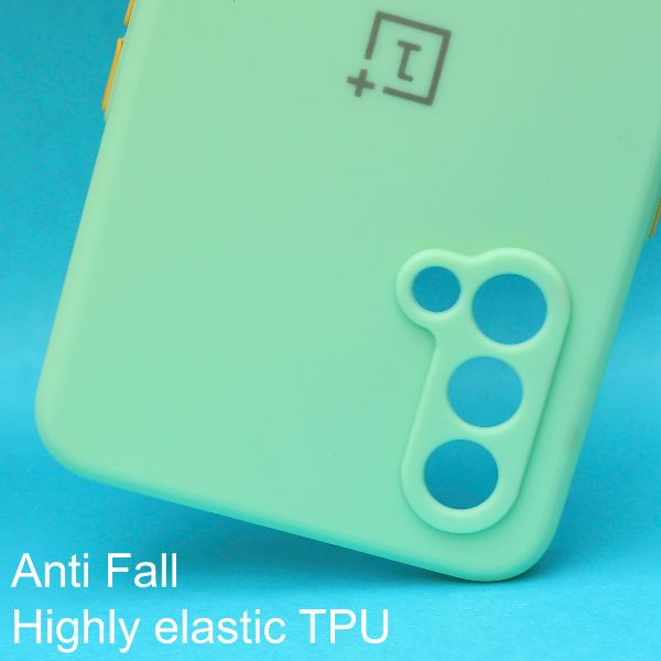 Light Green Candy Silicone Case for Oneplus Nord CE - The Hatke