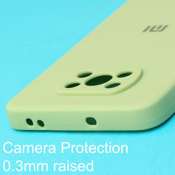 Light Green Candy Silicone Case for Poco X3 - The Hatke