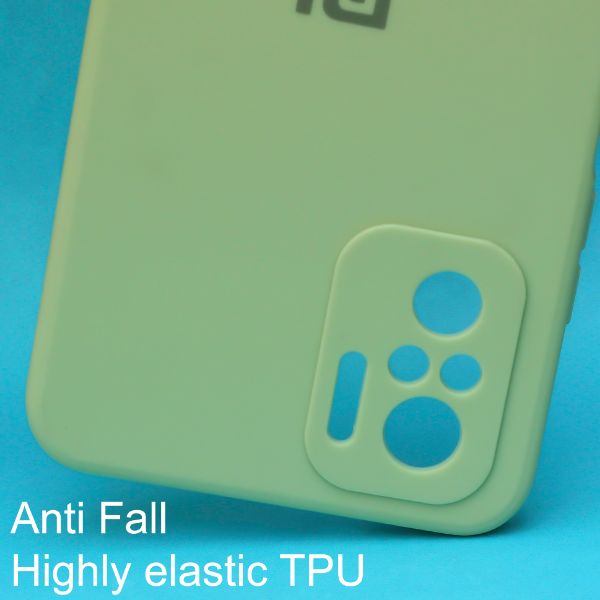 Light Green Candy Silicone Case for Redmi Note 10 4g - The Hatke