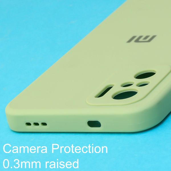 Light Green Candy Silicone Case for Redmi Note 10 4g - The Hatke