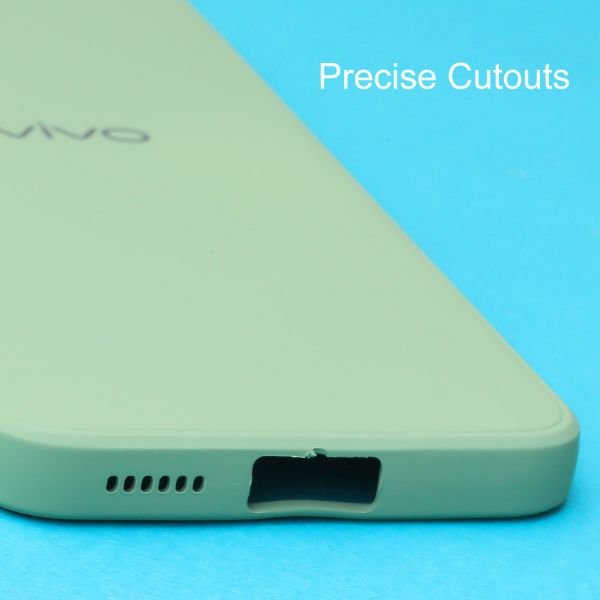 Light Green Candy Silicone Case for Vivo V21 - The Hatke