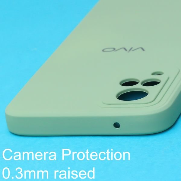 Light Green Candy Silicone Case for Vivo V21 - The Hatke