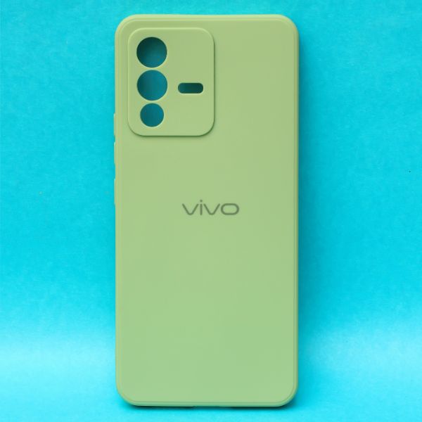 Light Green Candy Silicone Case for Vivo V23 - The Hatke