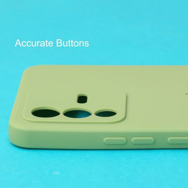 Light Green Candy Silicone Case for Vivo V23 - The Hatke