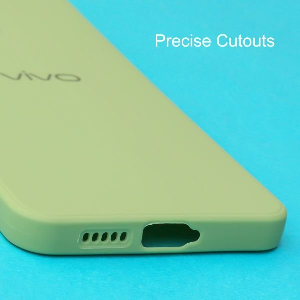 Light Green Candy Silicone Case for Vivo V23 - The Hatke