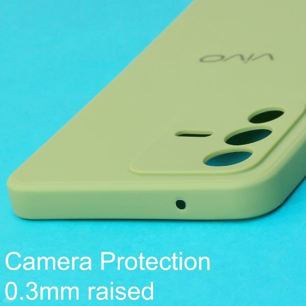 Light Green Candy Silicone Case for Vivo V23 - The Hatke