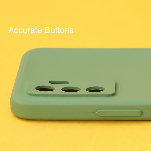 Light Green Candy Silicone Case for Vivo V23e - The Hatke