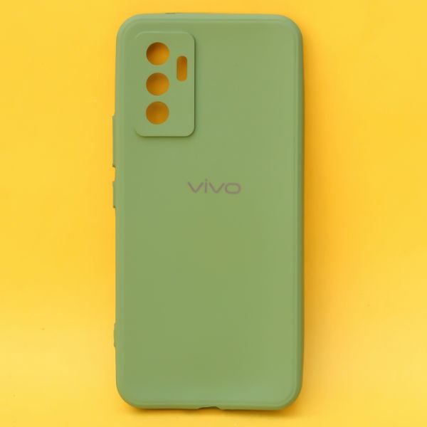 Light Green Candy Silicone Case for Vivo V23e - The Hatke