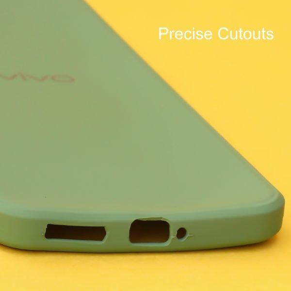 Light Green Candy Silicone Case for Vivo V23e - The Hatke