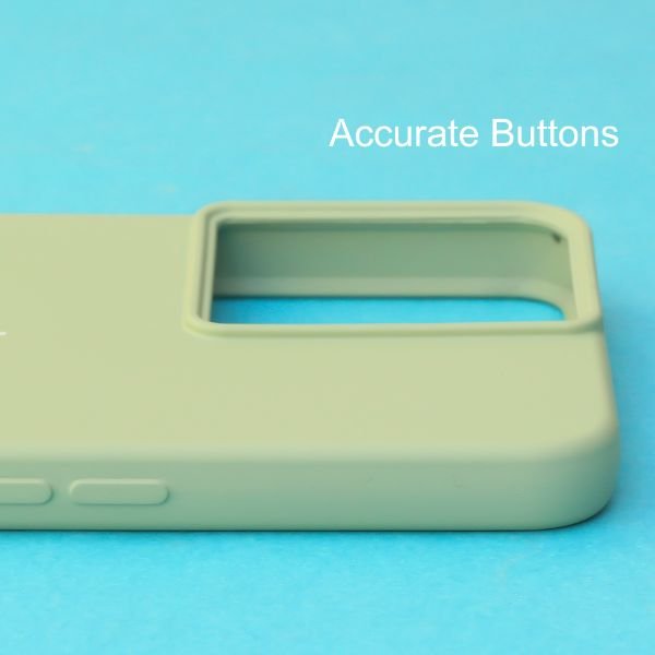 Light Green Original Silicone case for Oneplus 10R - The Hatke
