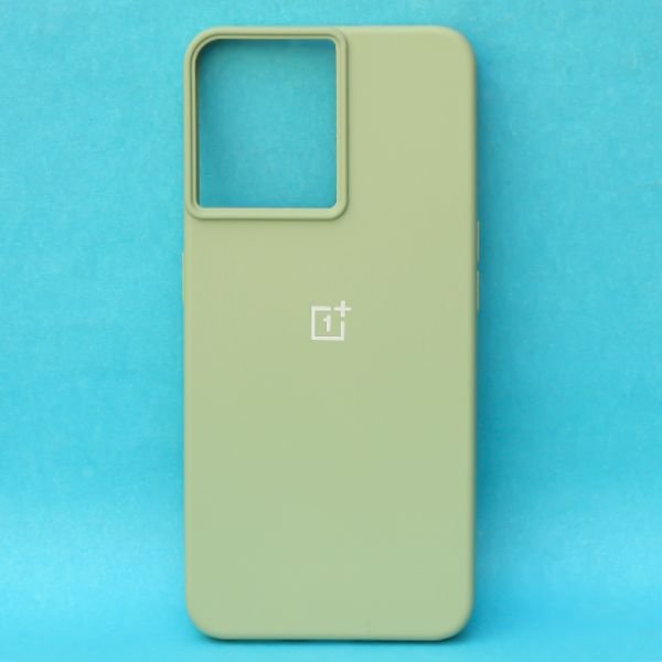 Light Green Original Silicone case for Oneplus 10R - The Hatke