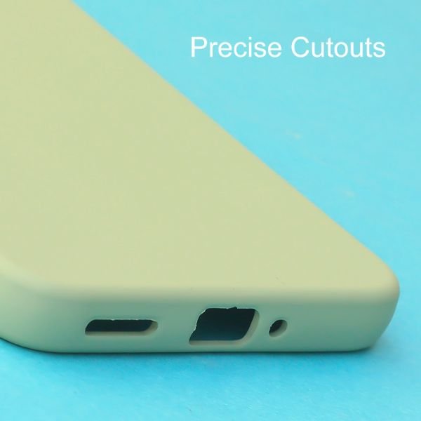 Light Green Original Silicone case for Oneplus 10R - The Hatke