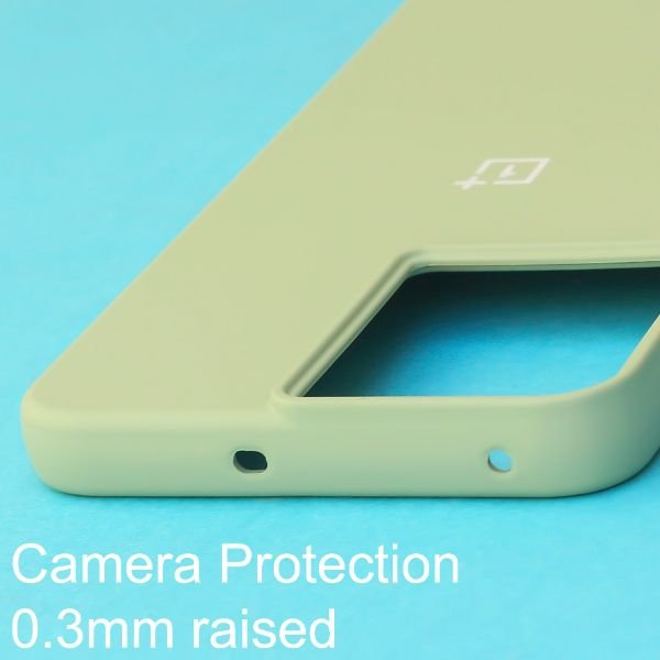 Light Green Original Silicone case for Oneplus 10R - The Hatke