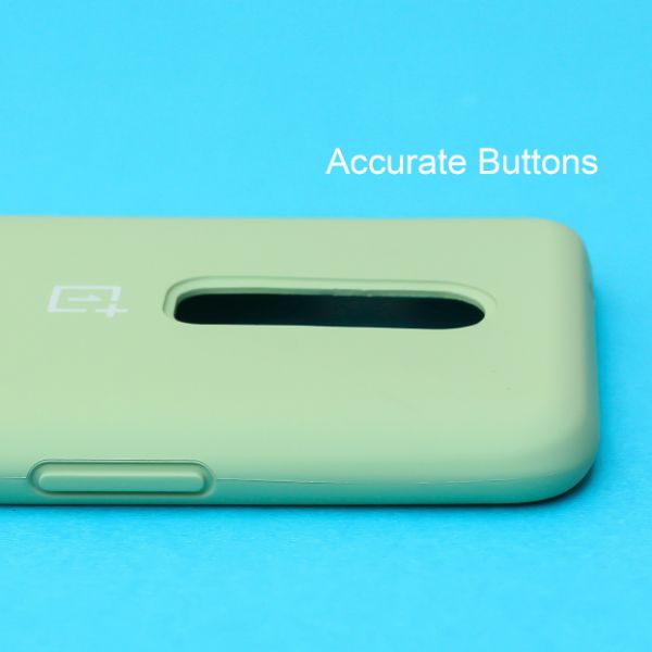Light Green Original Silicone case for Oneplus 6 - The Hatke