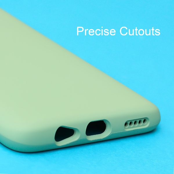 Light Green Original Silicone case for Oneplus 6 - The Hatke