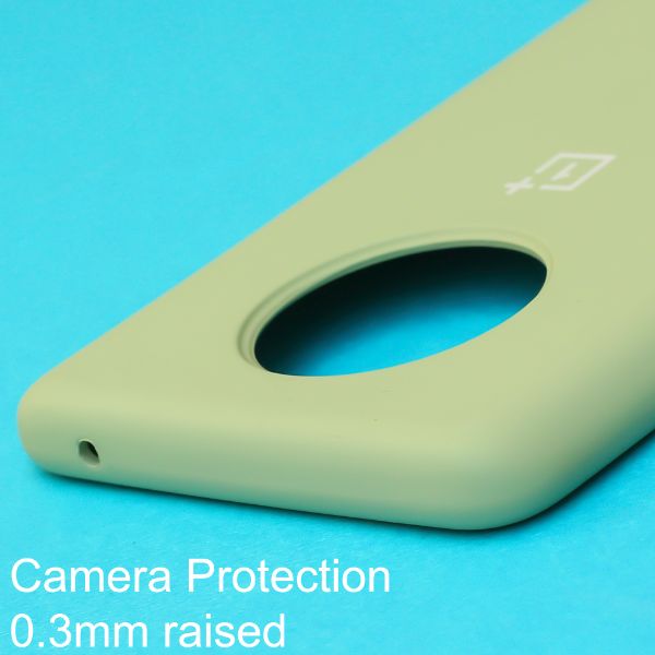 Light Green Original Silicone case for Oneplus 7T - The Hatke