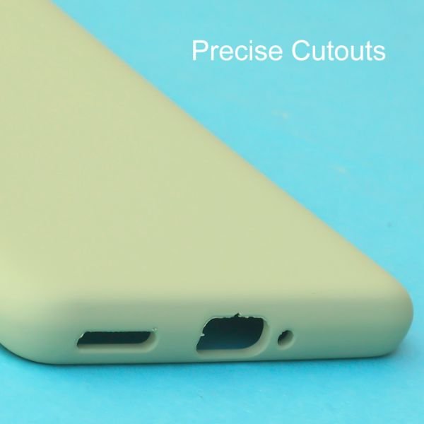 Light Green Original Silicone case for Oneplus 8 Pro - The Hatke