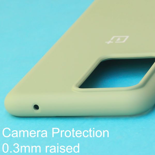 Light Green Original Silicone case for Oneplus Nord 2T - The Hatke