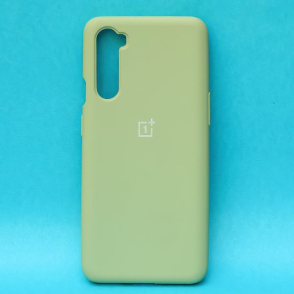 Light Green Original Silicone case for Oneplus Nord - The Hatke