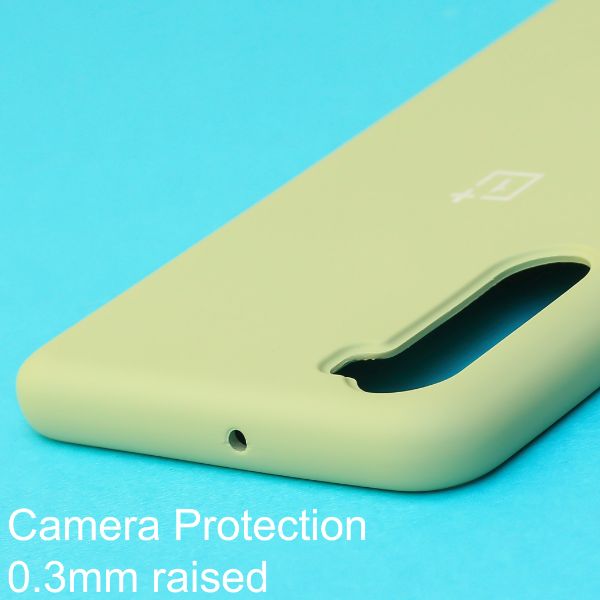 Light Green Original Silicone case for Oneplus Nord - The Hatke