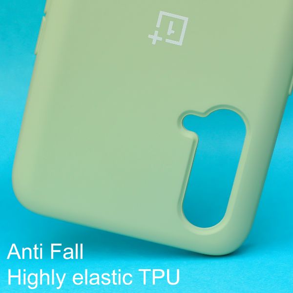 Light Green Original Silicone case for Oneplus Nord CE - The Hatke
