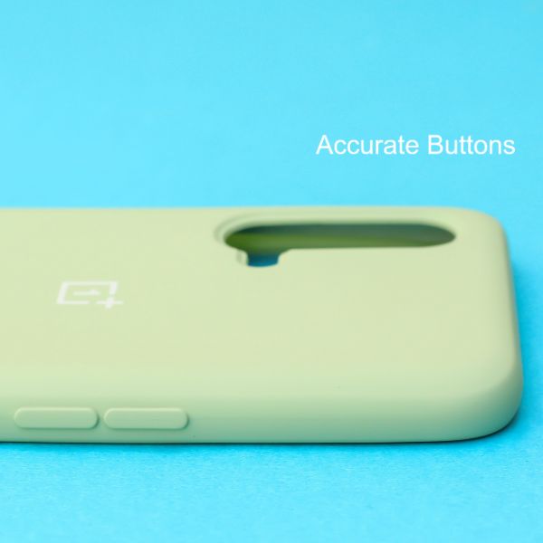 Light Green Original Silicone case for Oneplus Nord CE - The Hatke