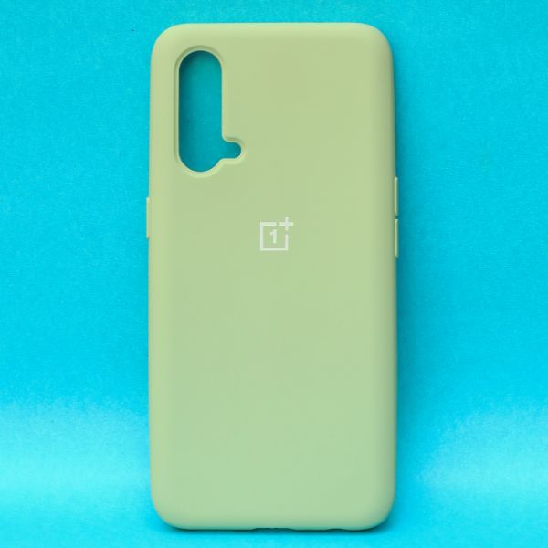 Light Green Original Silicone case for Oneplus Nord CE - The Hatke