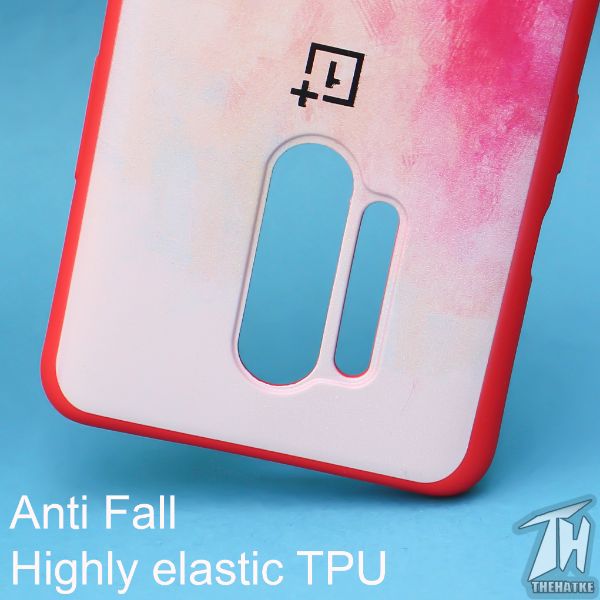 Magma oil paint Silicone case for Oneplus 8 Pro - The Hatke