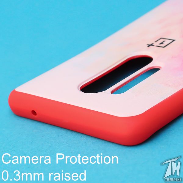 Magma oil paint Silicone case for Oneplus 8 Pro - The Hatke