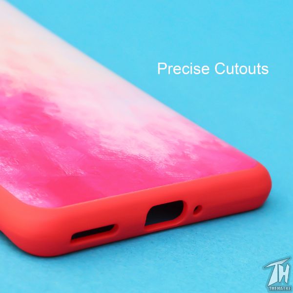 Magma oil paint Silicone case for Oneplus 8 Pro - The Hatke