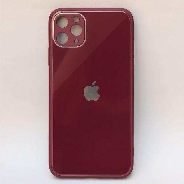 Mehroon camera Safe mirror case for Apple Iphone 14 Pro Max - The Hatke