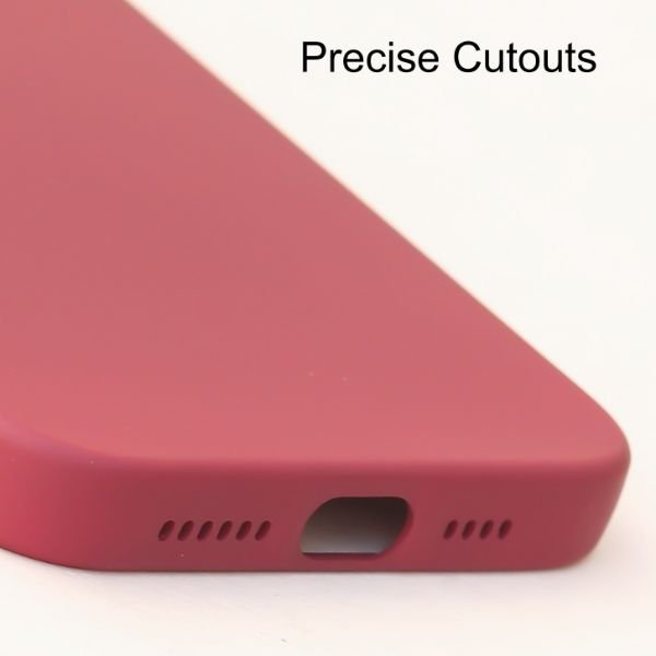 Mehroon Original Camera Silicone Case for Apple Iphone 16 pro - The Hatke