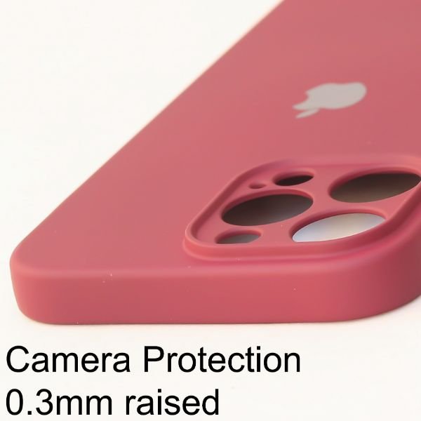 Mehroon Original Camera Silicone Case for Apple Iphone 16 pro - The Hatke