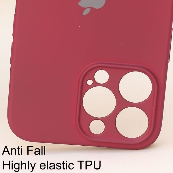 Mehroon Original Camera Silicone Case for Apple Iphone 16 pro - The Hatke