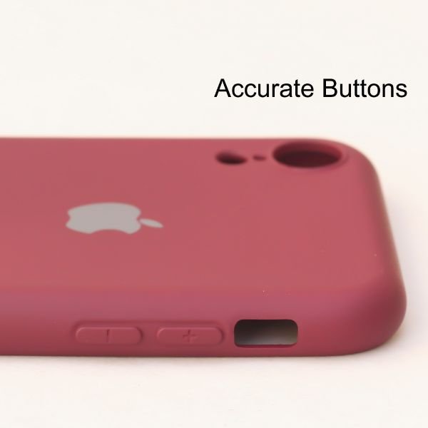 Mehroon Original Camera Silicone Case for Apple Iphone XR - The Hatke