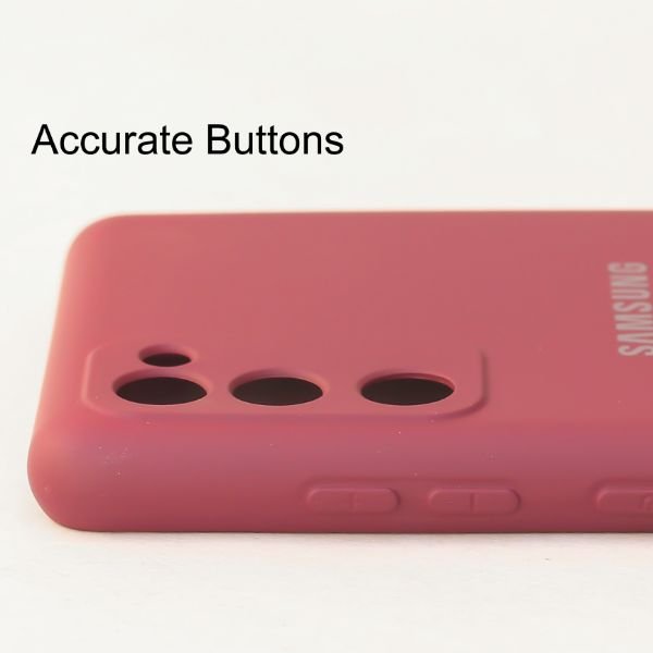 Mehroon Original Camera Silicone Case for Samsung S20 FE - The Hatke
