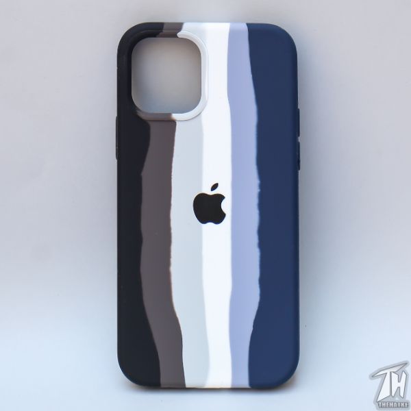 Monochrome Silicone Case for Apple iphone 12 Pro Max - The Hatke