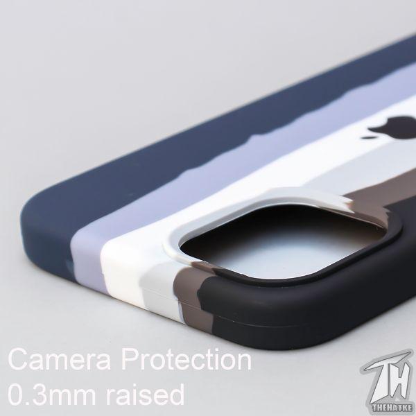Monochrome Silicone Case for Apple iphone 13 Pro Max - The Hatke