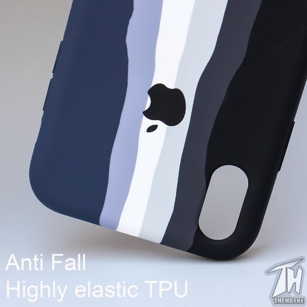 Monochrome Silicone Case for Apple iphone X/Xs - The Hatke