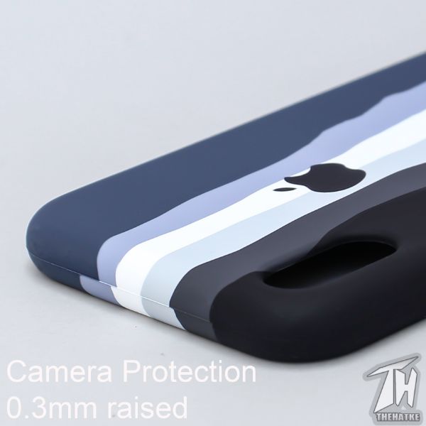 Monochrome Silicone Case for Apple iphone X/Xs - The Hatke