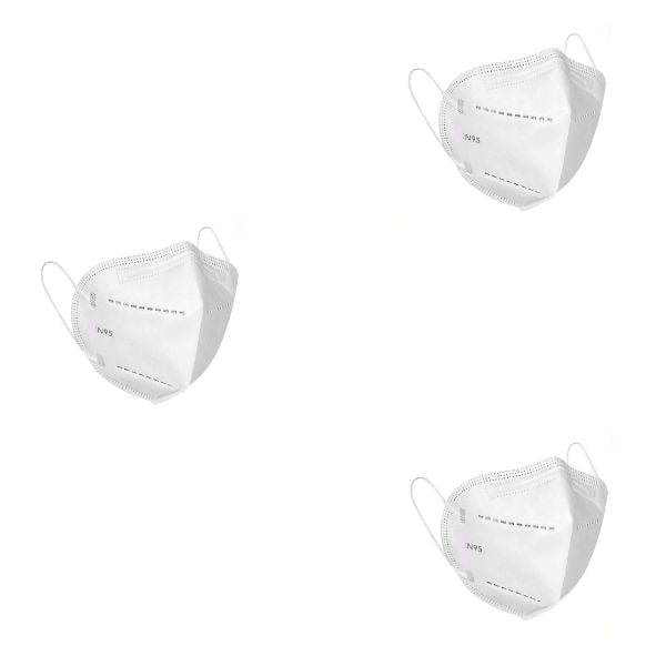 N95 5 Layer Reusable Face Mask (Pack of 3) - The Hatke