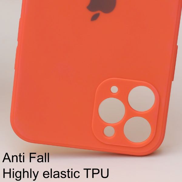 Orange Candy Silicone Case for Apple Iphone 12 Pro - The Hatke